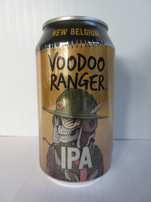 New Belgium - Voodoo Ranger - IPA - gold letters